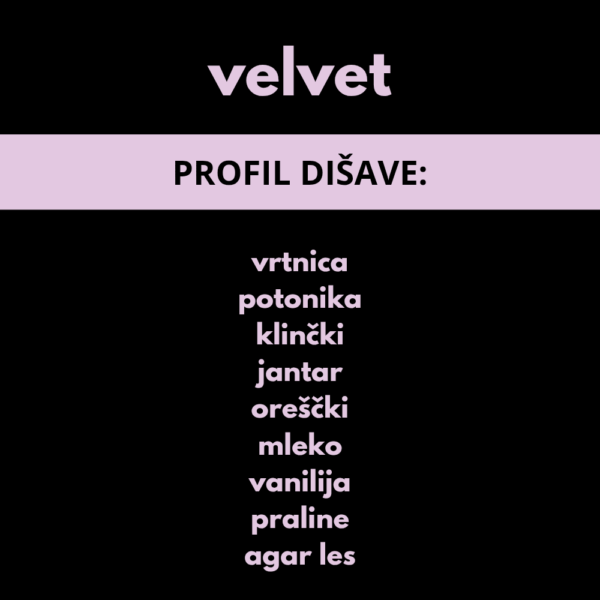 Velvet 3 DIŠEČI VOSEK VELVET