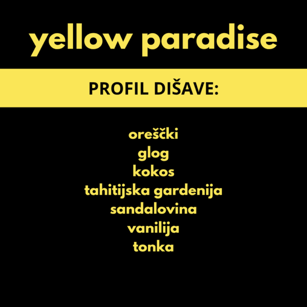 Yellow Paradise 4 DIŠEČI VOSEK YELLOW PARADISE