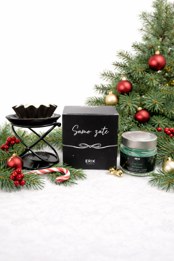 DARILNI SET IZPARILNIK IN SOJIN DIŠEČI VOSEK