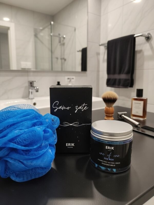 Darilni set One of One Men DARILNI SET STEPENO MILO IN GOBICA ZA PRHANJE