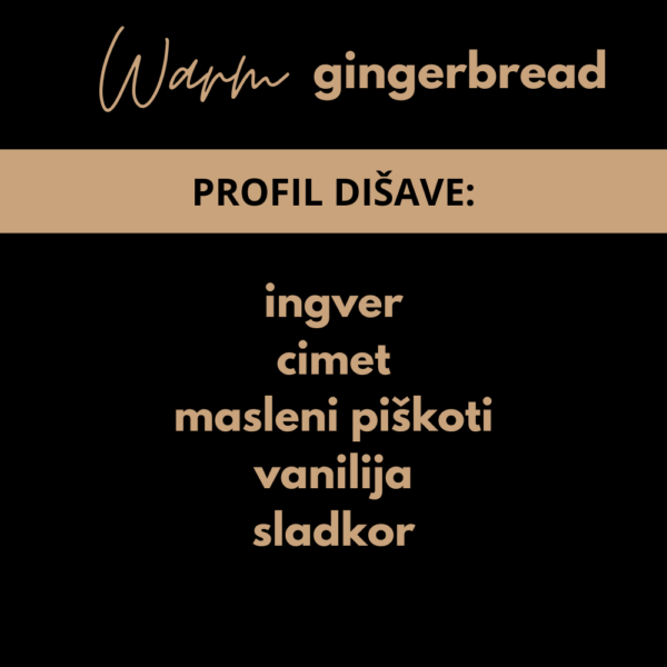 DIŠEČI VOSEK WARM GINGERBREAD