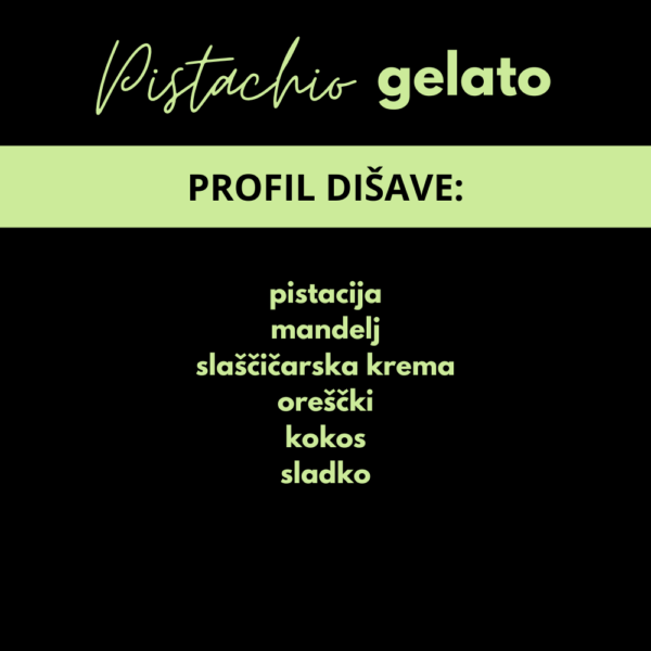 DIŠEČI VOSEK PISTACHIO GELATO
